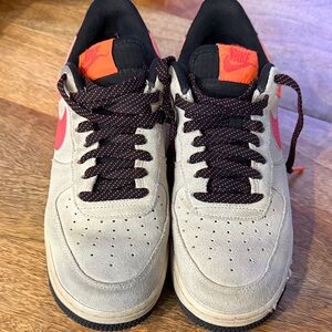 Nike Beige and Pink Athletic Shoes